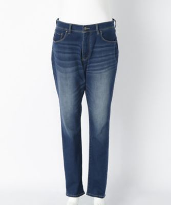 【SALE（伊勢丹）】＜サブストリート マイスタンダード/SAB STREET MY STANDARD＞ 大きいサイズ <London Denim>エアレットデニムパンツ(33-12-9396)(クローバープラス) サックス(42) 【三越・伊勢丹/公式】