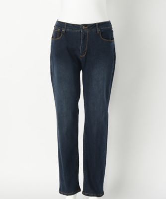 ＜サブストリート マイスタンダード/SAB STREET MY STANDARD＞ 大きいサイズ <NYDJ>デニムパンツ(33-12-9417)(クローバープラス) ネイビー(40) 【三越・伊勢丹/公式】