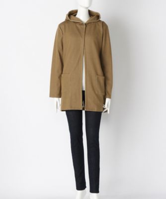 【SALE（伊勢丹）】＜サブストリート マイスタンダード/SAB STREET MY STANDARD＞ 大きいサイズ フード付ワンボタンパーカ(33-60-0401)(クローバー) オウドイロ(34) 【三越・伊勢丹/公式】