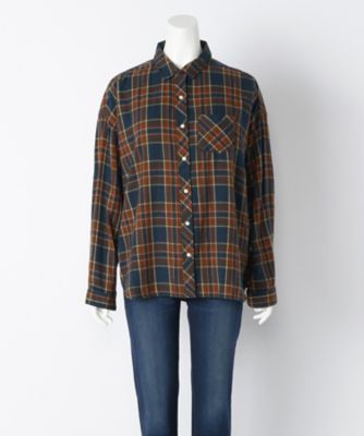 【SALE（伊勢丹）】＜サブストリート マイスタンダード/SAB STREET MY STANDARD＞ 大きいサイズ チェックシャツ(33-01-5565)(クローバープラス) アカ(33) 【三越・伊勢丹/公式】