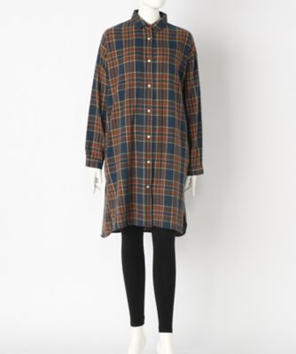 【SALE（伊勢丹）】＜サブストリート マイスタンダード/SAB STREET MY STANDARD＞ 大きいサイズ シャツワンピース(33-30-7731)(クローバー) アカ(33) 【三越・伊勢丹/公式】