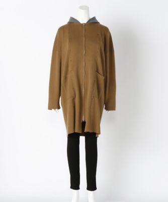 ＜サブストリート マイスタンダード/SAB STREET MY STANDARD＞ 大きいサイズ フード付コーディガン(33-50-0121)(クローバープラス) ベージュ(22) 【三越・伊勢丹/公式】