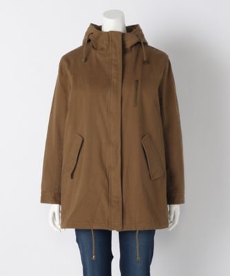 ＜サブストリート マイスタンダード/SAB STREET MY STANDARD＞ 大きいサイズ 綿ツイルブルゾン(33-23-5176)(クローバープラス) オウドイロ(34) 【三越・伊勢丹/公式】