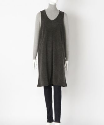 ＜サブストリート マイスタンダード/SAB STREET MY STANDARD＞ 大きいサイズ ポンチワンピース(33-30-7836)(クローバー) グレー(10) 【三越・伊勢丹/公式】