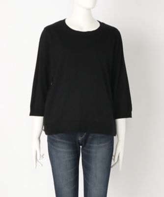 【SALE（伊勢丹）】＜サブストリート マイスタンダード/SAB STREET MY STANDARD＞ 大きいサイズ ニット(33-51-0296)(クローバー) クロ(00) 【三越・伊勢丹/公式】