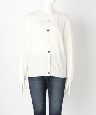 【SALE（伊勢丹）】＜サブストリート マイスタンダード/SAB STREET MY STANDARD＞ 大きいサイズ カーディガン(33-50-0298)(クローバー) アイボリー(01) 【三越・伊勢丹/公式】