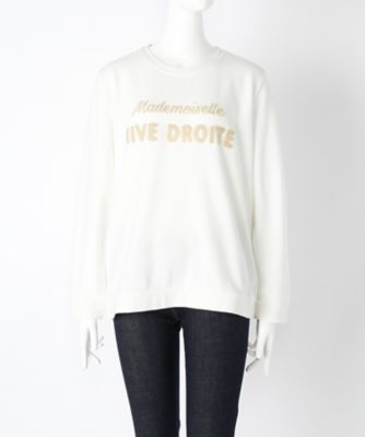 【SALE（伊勢丹）】＜サブストリート マイスタンダード/SAB STREET MY STANDARD＞ 大きいサイズ <MKT studio>トレーナー(33-61-0447)(クローバー) アイボリー(01) 【三越・伊勢丹/公式】