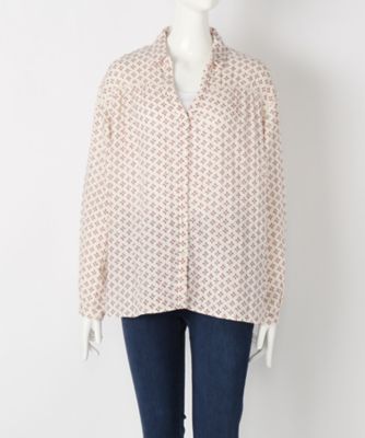 【SALE（伊勢丹）】＜サブストリート マイスタンダード/SAB STREET MY STANDARD＞ 大きいサイズ <MKT studio>レトロフラワーブラウス(33-01-5592)(クローバー) ピンク(30) 【三越・伊勢丹/公式】