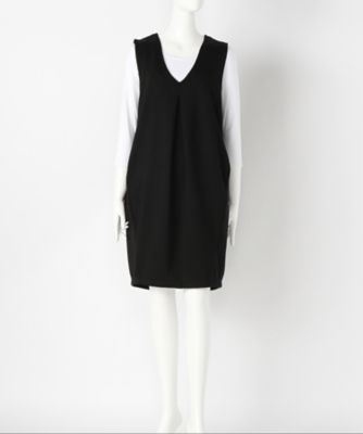 【SALE（伊勢丹）】＜サブストリート マイスタンダード/SAB STREET MY STANDARD＞ 大きいサイズ ジャンパースカート(33-30-7813)(クローバー) クロ(00) 【三越・伊勢丹/公式】