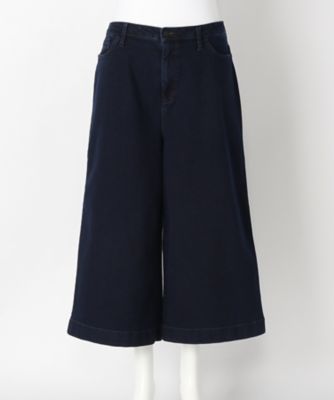 ＜サブストリート マイスタンダード/SAB STREET MY STANDARD＞ 大きいサイズ <NYDJ>デニムガウチョパンツ(33-12-9468)(クローバープラス) ネイビー(40) 【三越・伊勢丹/公式】