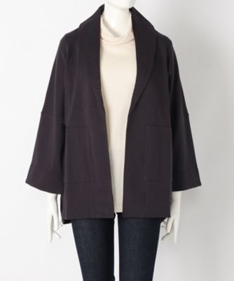 【SALE（伊勢丹）】＜サブストリート マイスタンダード/SAB STREET MY STANDARD＞ 大きいサイズ カットはおりカーディガン(33-60-0455)(クローバー) クロ(00) 【三越・伊勢丹/公式】