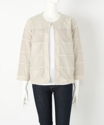 【SALE（伊勢丹）】＜サブストリート マイスタンダード/SAB STREET MY STANDARD＞ 大きいサイズ フェイクスエードジャケット(33-23-5189)(クローバー) グレージュ(10) 【三越・伊勢丹/公式】