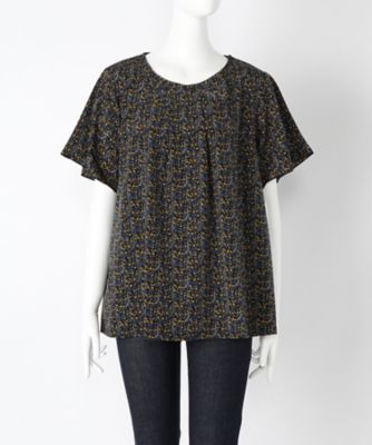 【SALE（伊勢丹）】＜サブストリート マイスタンダード/SAB STREET MY STANDARD＞ 大きいサイズ リボンブラウス(33-03-5642)(クローバー) クロ(00) 【三越・伊勢丹/公式】