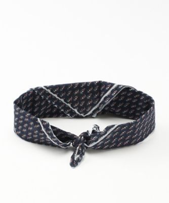 【SALE（伊勢丹）】＜サブストリート マイスタンダード/SAB STREET MY STANDARD＞ 大きいサイズ バンダナ(33-85-3075) ネイビー(40) 【三越・伊勢丹/公式】