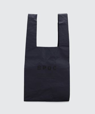 ＜BPQC/ビーピーキューシー＞ 【ミモレ掲載品】スクエア型エコバックM(BPQC71AZW001) ネイビー 【三越・伊勢丹/公式】