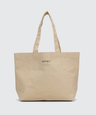 ＜BPQC/ビーピーキューシー＞ 船型エコバッグM(BPQC71AZW004) ベージュ 【三越・伊勢丹/公式】