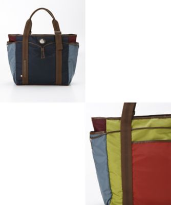 【SALE（伊勢丹）】＜オロビアンコ/Orobianco＞ 【S】トートバッグ(92118/92119) 2-1 ネイビー／レッド 【三越・伊勢丹/公式】