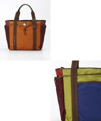 【SALE（伊勢丹）】＜オロビアンコ/Orobianco＞ 【S】トートバッグ(92118/92119) 2-1 オレンジ／ロイヤルブルー 【三越・伊勢丹/公式】