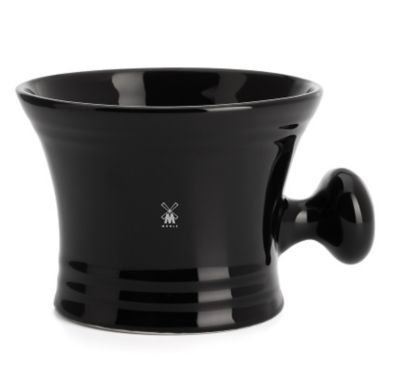 ＜ミューレ＞ 磁器製シェービングマグ/ブラック 【三越・伊勢丹/公式】
