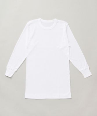 【SALE（三越）】＜F10＞ 【S】フライス/丸首長袖シャツ(103628) 【三越・伊勢丹/公式】