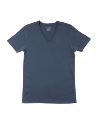 ＜エヌワン＞ VネックTシャツ(112525) 67・インクブルー 【三越・伊勢丹/公式】