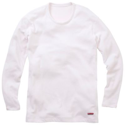 ＜ミズノ＞ 【ブレスサーモ】メンズ クルーネック長袖シャツ(A2JA5514) 01・ホワイト 【三越・伊勢丹/公式】