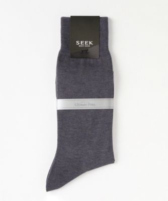＜シーク/SEEK＞ 年間素材/レギュラーソックス(SXD001) 104・モクブルー 【三越・伊勢丹/公式】