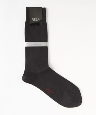 ＜シーク/SEEK＞ 夏素材/レギュラーソックス(SXD009) 775・チャコールグレー 【三越・伊勢丹/公式】