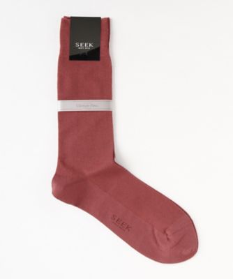 ＜シーク/SEEK＞ 夏素材/レギュラーソックス(SXD009) 106・ローズレッド 【三越・伊勢丹/公式】