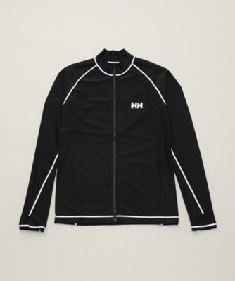 【SALE（伊勢丹）】＜ヘリーハンセン/HELLY HANSEN＞ L/Sフルジップラッシュガード/ユニセックス(HE81715) ブラック 【三越・伊勢丹/公式】