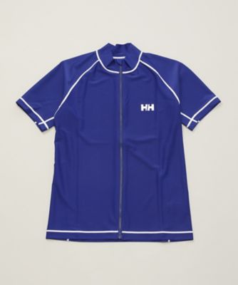 【SALE（伊勢丹）】＜ヘリーハンセン/HELLY HANSEN＞ S/Sフルジップラッシュガード/ユニセックス(HE81717) ブルーベリー 【三越・伊勢丹/公式】