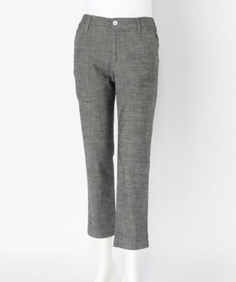 【SALE（伊勢丹）】＜Sweet Camel＞ 大きいサイズ アンクルシガレットパンツ(SY009008)(クローバー) ブラック(08) 【三越・伊勢丹/公式】