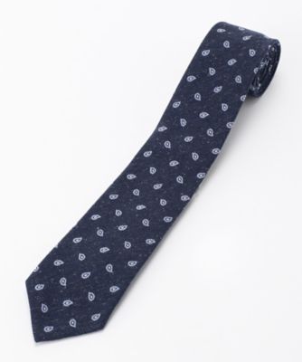 ＜フェアファクス/FAIRFAX＞ ネクタイ(7F3S72) 19・ネイビーxサックス 【三越・伊勢丹/公式】