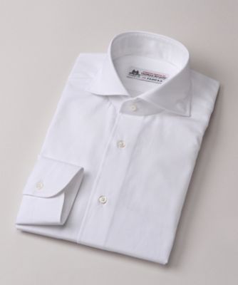 ＜フェアファクス/FAIRFAX＞ カッタウェイカラー/ブロード生地/長袖ドレスシャツ(N3500CW) 【三越・伊勢丹/公式】
