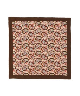 ＜フェアファクス/FAIRFAX＞ 英国製/ポケットチーフ(H50HP5F03W) ブラウン 【三越・伊勢丹/公式】