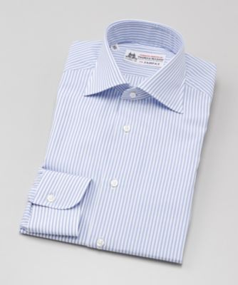 ＜フェアファクス/FAIRFAX＞ WDブロックストライプ(6503I) サックス 【三越・伊勢丹/公式】