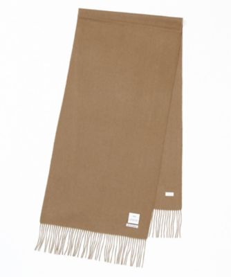 ＜フェアファクス/FAIRFAX＞ 薄手/幅広 カシミヤドレスマフラー(FK1609) ベージュ 【三越・伊勢丹/公式】