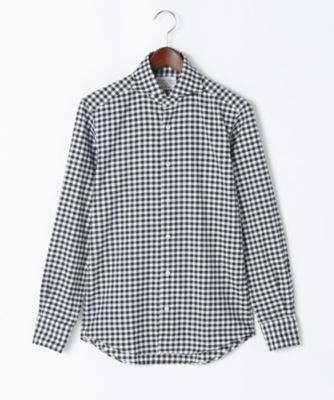 【SALE（伊勢丹）】＜フェアファクス/FAIRFAX＞ CW微起毛ギンガム(6506) グレー 【三越・伊勢丹/公式】