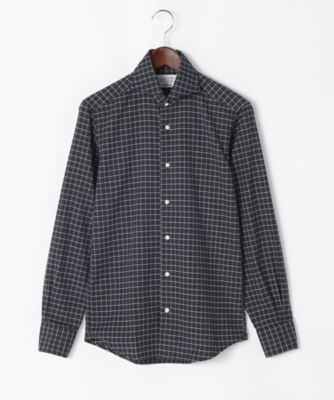 【SALE（伊勢丹）】＜フェアファクス/FAIRFAX＞ CW微起毛チェック(6507) グレー 【三越・伊勢丹/公式】