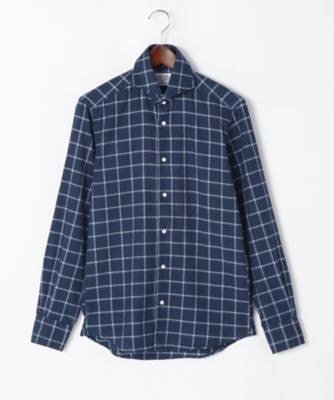 【SALE（伊勢丹）】＜フェアファクス/FAIRFAX＞ CW起毛チェック(6509) ネイビー 【三越・伊勢丹/公式】