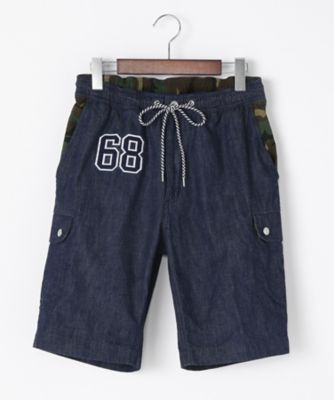 【SALE（伊勢丹）】＜サンシックスティーエイト＞ 【S】デニムハーフパンツ(S7S01TH) 17・ブルー 【三越・伊勢丹/公式】