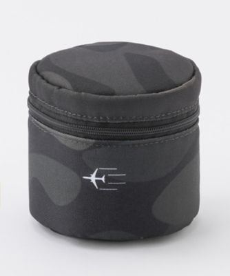 ＜フェアファクス/FAIRFAX＞ ネクタイケース/カムフラ・飛行機ロゴ有(G38GD17FMI02) ブラック 【三越・伊勢丹/公式】
