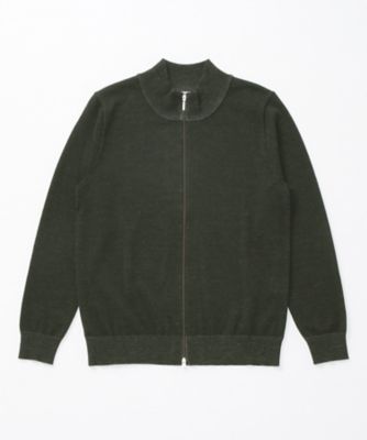 ＜デトワー/Detour＞ フルZIPセーター(65075209) 503・グリーン 【三越・伊勢丹/公式】