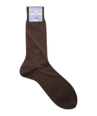 ＜ブルックス ブラザーズ/BROOKS BROTHERS＞ ビジネス靴下(6B014) 204・ブラウン 【三越・伊勢丹/公式】