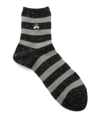 ＜ブルックス ブラザーズ/BROOKS BROTHERS＞ ミドルカジュアル靴下(6B503) 090・ブラック 【三越・伊勢丹/公式】