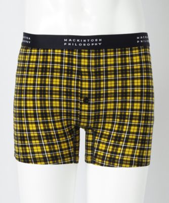 ＜マッキントッシュ フィロソフィー/MACKINTOSH PHILOSOPHY＞ ボクサーパンツ(076-9058) 500・イエロー 【三越・伊勢丹/公式】