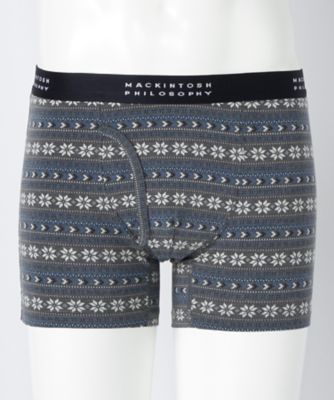 ＜マッキントッシュ フィロソフィー/MACKINTOSH PHILOSOPHY＞ ボクサーパンツ(076-9061) 950・ライトグレー 【三越・伊勢丹/公式】