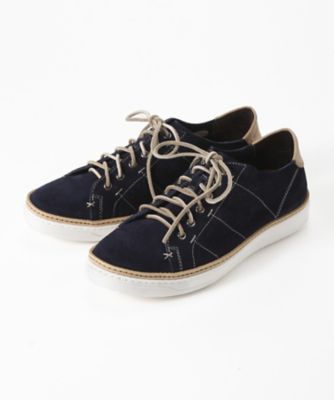 【SALE（三越）】＜ライオン/LION＞ 【S】レザースニーカー(IN-20782) ネイビー 【三越・伊勢丹/公式】