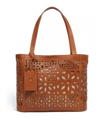 ＜ゲンテン/GENTEN＞ 「マルチカットワーク」トートバッグ(40500) 茶 【三越・伊勢丹/公式】