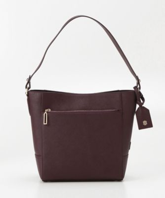 【SALE（三越）】＜KEITAMARUYAMA/ケイタマルヤマ＞ バケツ型バッグL「ベーシック2」(370630) ボルドー 【三越・伊勢丹/公式】
